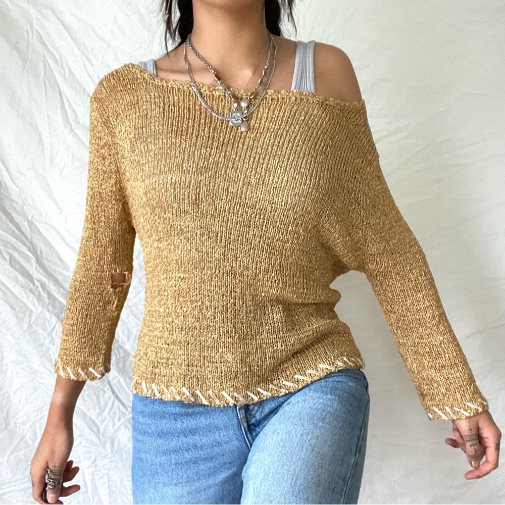 Light Knit Stretchy Sweater